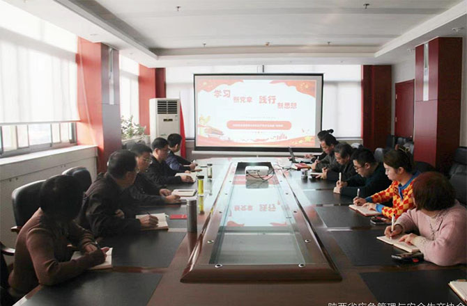 陜西省應急管理與安全生產(chǎn)協(xié)會(huì )黨支部開(kāi)展支部書(shū)記講黨課活動(dòng)