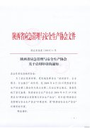 陜西省應急管理與安全生產(chǎn)協(xié)會(huì )關(guān)于啟用印章的通知